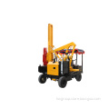 Four-wheel Hydraulic Road Piling Machine Small Piling Driver